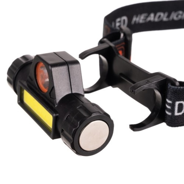 2-Pack Pannlampa 4-i-1 Vattentät LED 800lm COB XOG USB