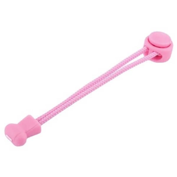 Elastiske lisser (inkludert snøring) - ingen binding av skolisser - rosa rosa