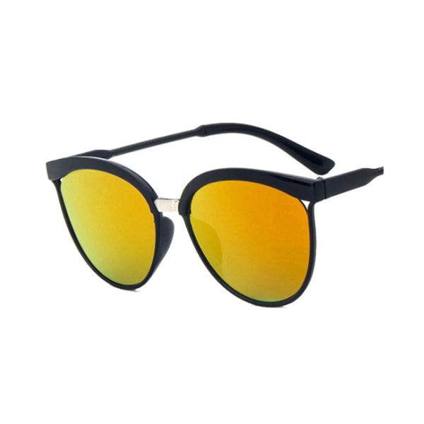 Retro Solglasögon Svart Orange Glas + Senilsnöre svart cbaa | Svart | Fyndiq