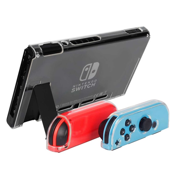 Nintendo Switch-kompatibelt Shell Hard Case i plast gjennomsiktig