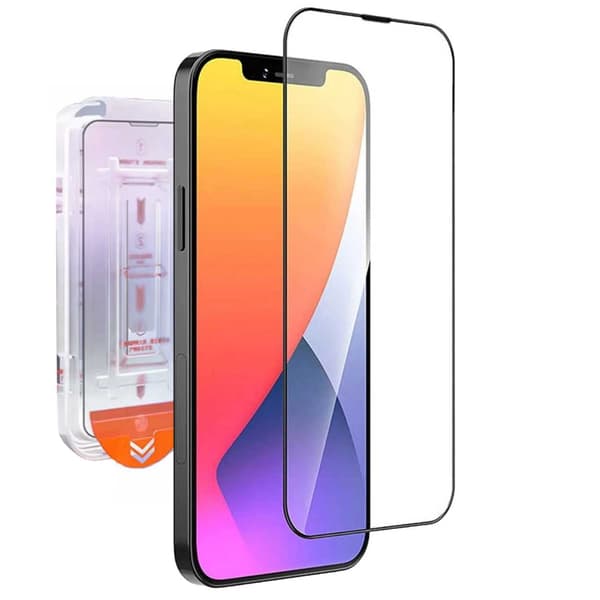 Helppo asentaa iPhone 13 näytönsuoja HD karkaistu lasi läpinäkyvä