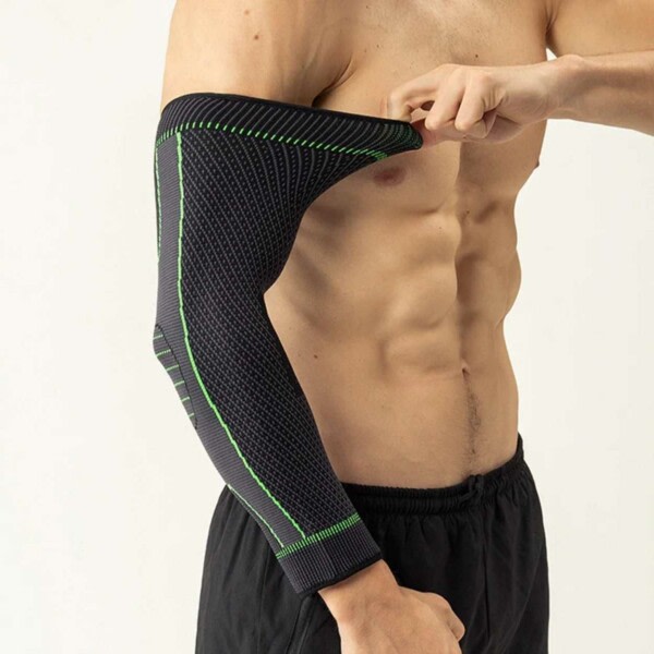 Albuebeskyttelse Tennisalbue - Albuestøtte Compression XL sort