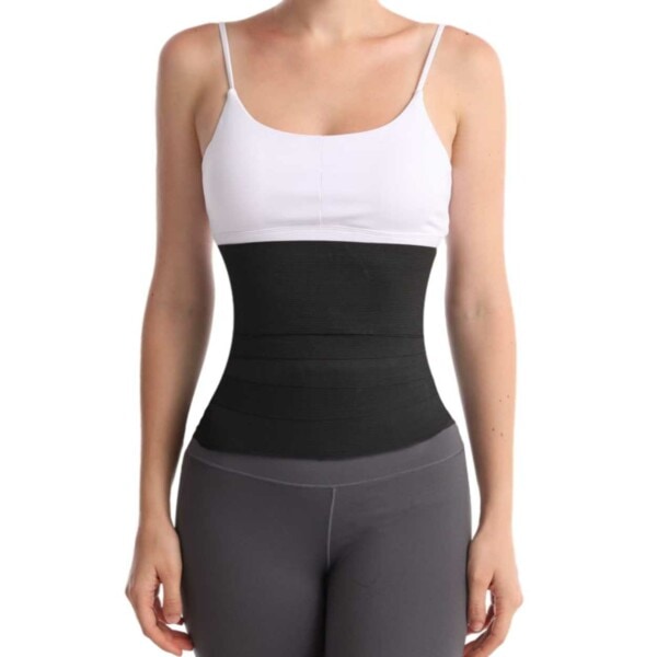 Free Size Waist Shaper Midjetränare 4m Svart svart