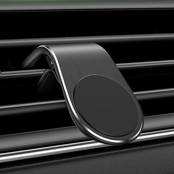 Universal Magnet Mobilhållare till Bilens Fläktgaller Bilhållare svart