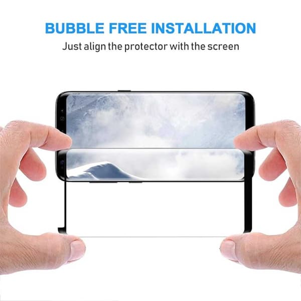 Samsung Galaxy S8 Plus näytönsuoja karkaistu lasi 9H 3D musta