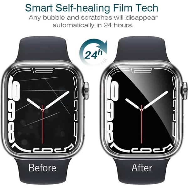 2-Pack Apple Watch 1/2/3 42 mm Screen Protector Kattava läpinäkyvä