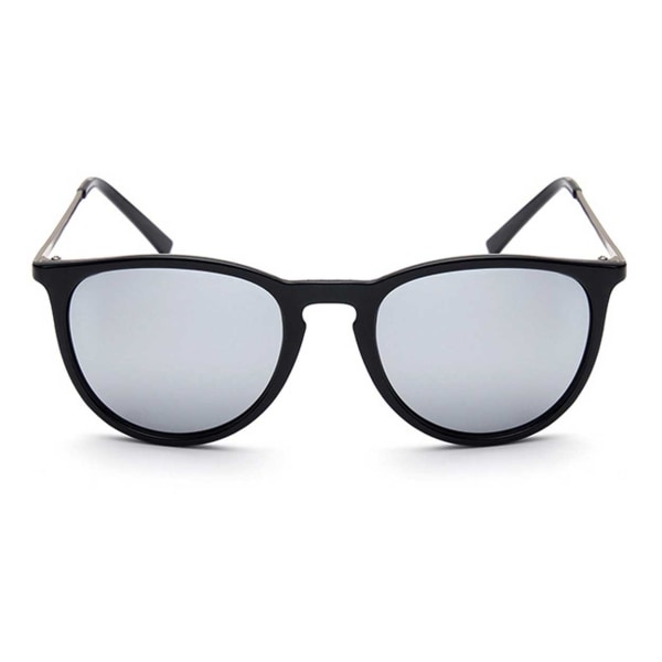 Retro Solglasögon Blank Svar Spegelglas svart