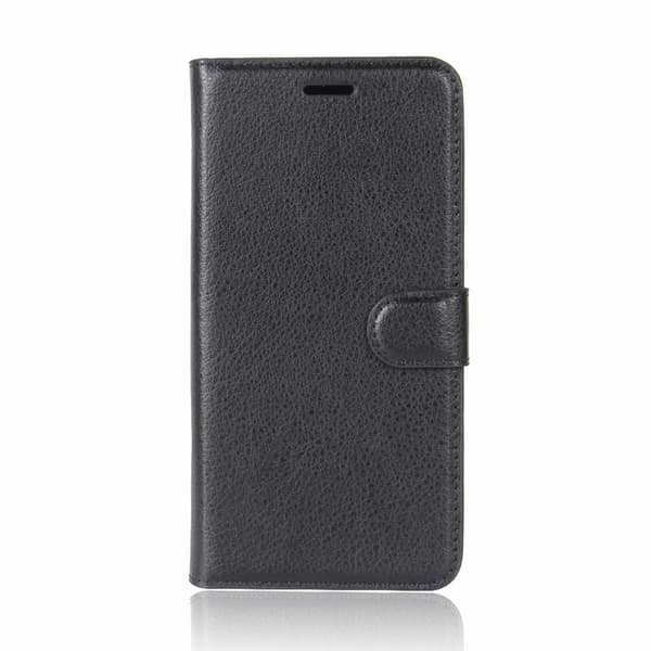 Samsung Galaxy S8 -lompakon kotelo musta nahkakotelo musta