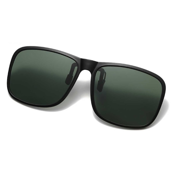 Flip Up Solbriller Clip-On Green grønn