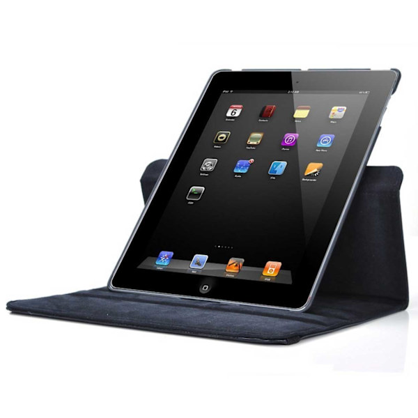 iPad Pro 3/4/5/6 12.9 "360 ° smart skall sak svart