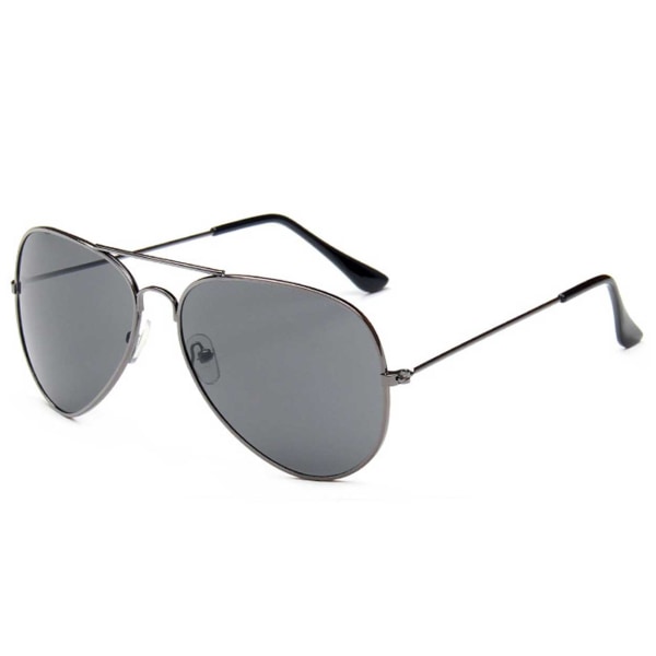 Solbriller pilot metal sort glas grå