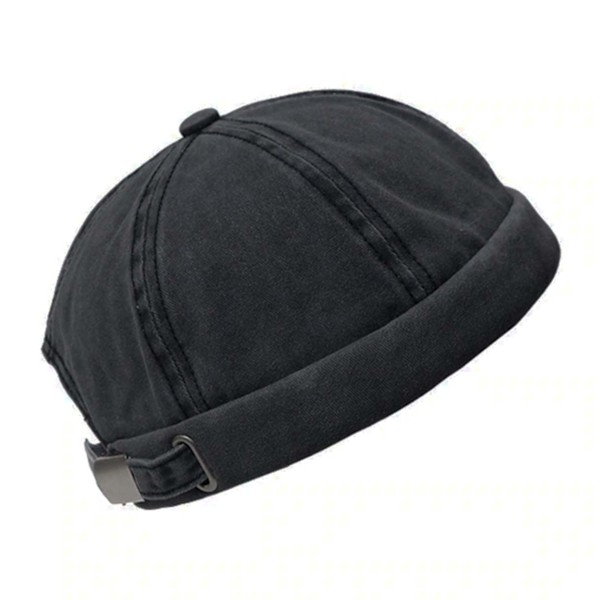 Vintage pesty Miki Hat Hat Beanie Docker Sotar Mot Musta musta