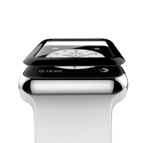 Apple Watch 7/8 45mm Skärmskydd 3D Curve Displayskydd svart