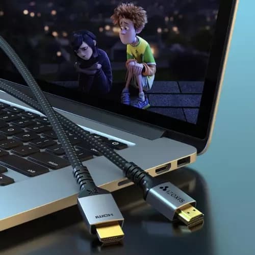 Forgyldt 8K UHD 60Hz 48Gbps HDMI-kabel 2m