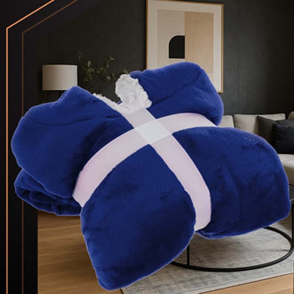 Ylisuuri hupparipeitto tummansininen sininen one size