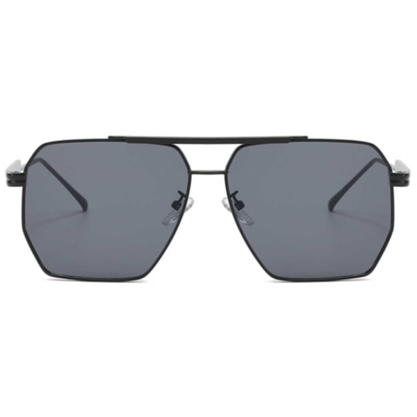Moderna Pilot Aviator Solglasögon Svart svart