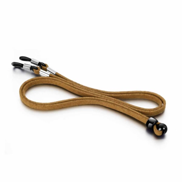 Senil String Brilklasset briller Cord Neck Strap til briller - Brun brun