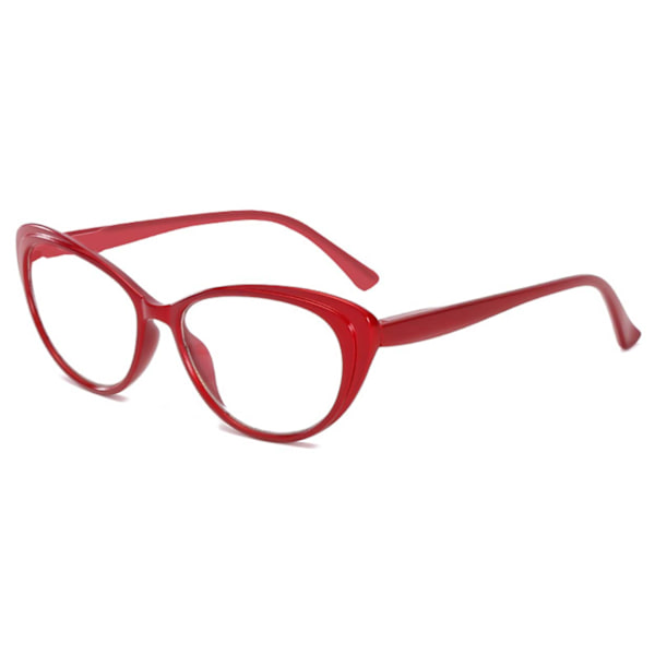 Speakay Red Cat Eye Reading Glasses Strength 1,0 Briller rød