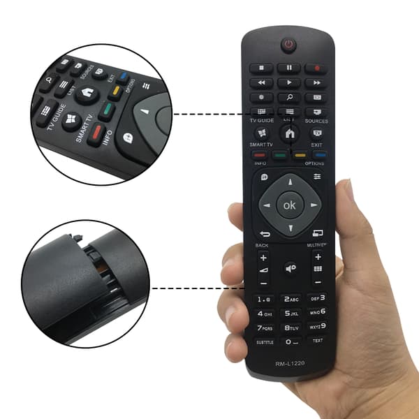Philips RM-L1220 Yleiskaukosäädin musta