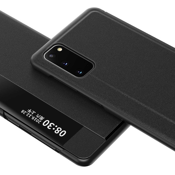Samsung Galaxy S20 Ultra Smart View Fodral - Smart Wake svart