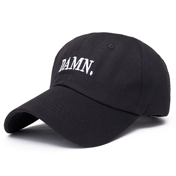 Svart Snapback Keps Dad Hat Kendrick Damn svart