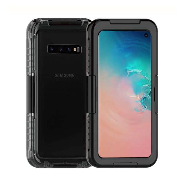 Samsung Galaxy S10 Vattentätt Fodral Skal  Undervattenshus svart