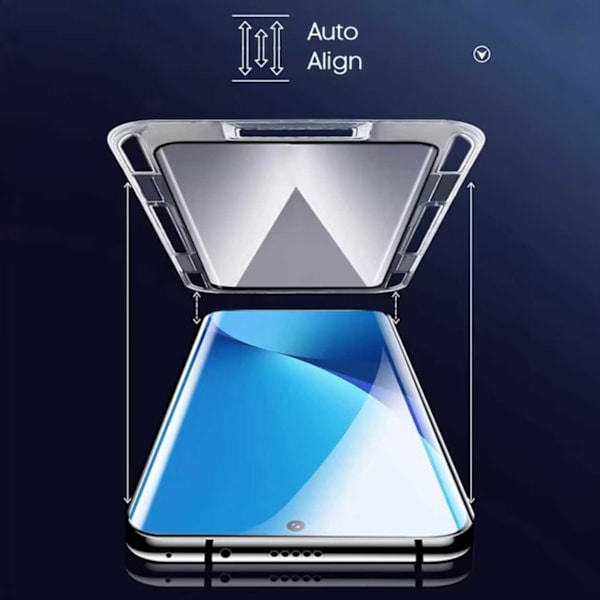 Easy Install Samsung Galaxy S24 Plus Skärmskydd HD Härdat Glas transparent