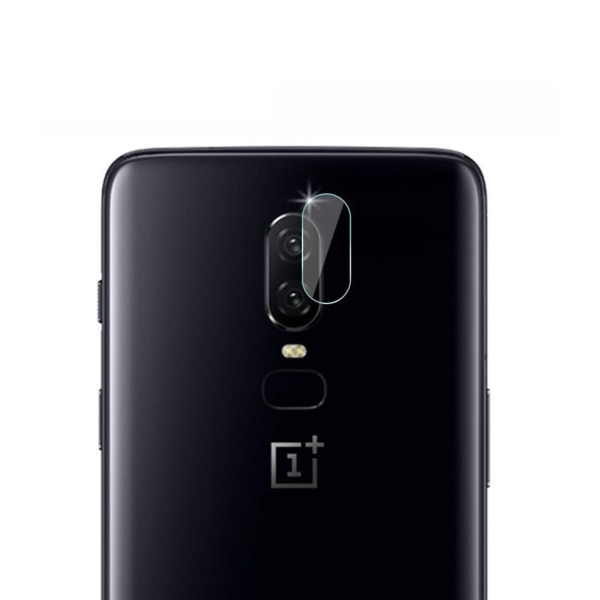 2-Pack OnePlus 6 Skydd för Kamera Linsskydd Kameralins transparent