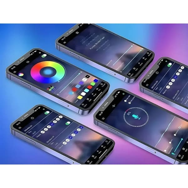 LED Strip RGB 5m Vattentät med Bluetooth, App och Fjärrkontroll