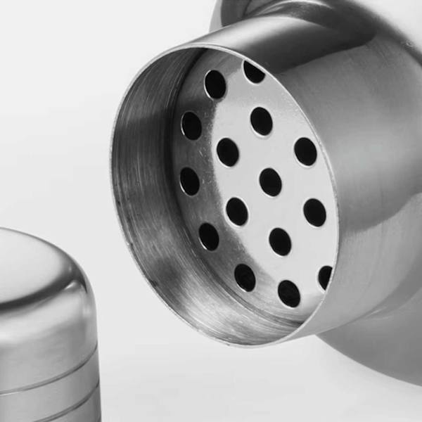 Cocktail shaker rustfrit stål 750ml sølv