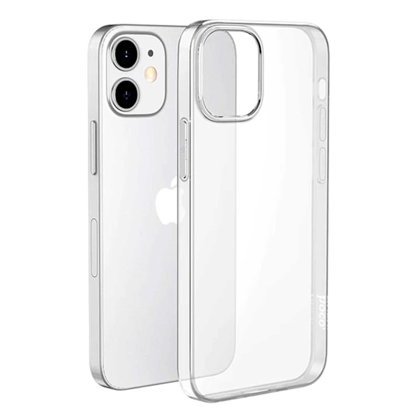 Ohut iPhone 12 mini läpikuultava mobiilikuori läpinäkyvä läpinäkyvä