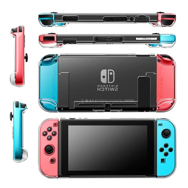 Nintendo Switch Kompatibelt Skal Hard Case i Plast transparent