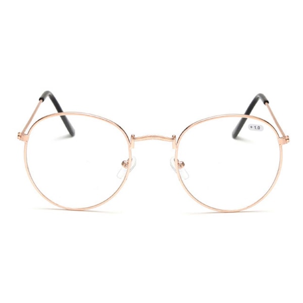 Retro Runda Läsglasögon Glasögon Styrka 1.0 Gu 7075 | Fyndiq