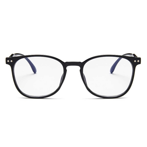 Moderna Svarta Glasögon Klart Glas utan Styrka Klarglas svart