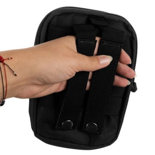 Belteveske med taktisk belte i Army Style Black svart