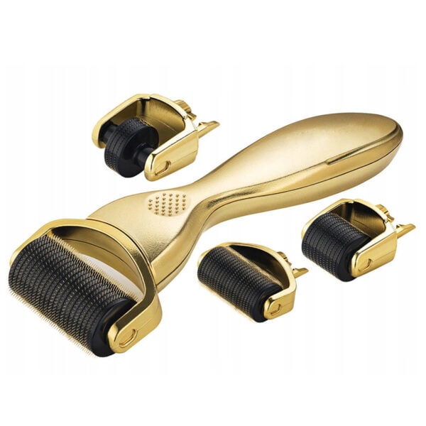 Dermaroller 3-i-1 Set – Skinroller / Microneedling guld