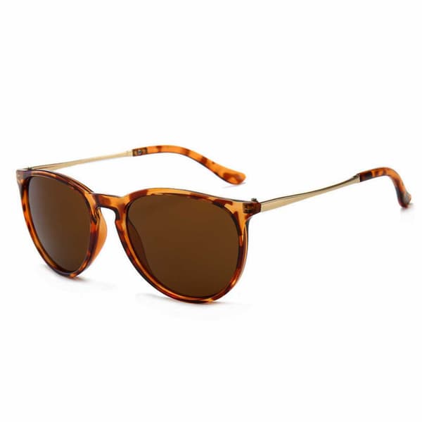 Solbriller Leo Tortoise Brown Glass brun