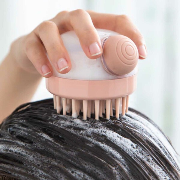 Shampoo børste - shampooing af hovedbunden grå a28b | Grå | Fyndiq