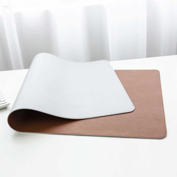 Tosidet tapet brun grå 80x40cm PU læder flerfarvet