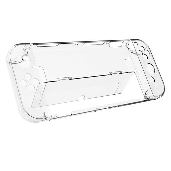 Nintendo Switch OLED -yhteensopiva Shell-kovakotelo muovia läpinäkyvä