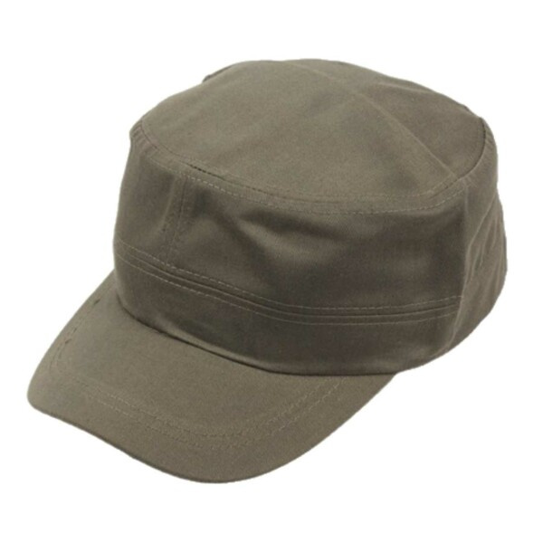Grön Army Keps - Platt Armekeps Militärkeps grön one size