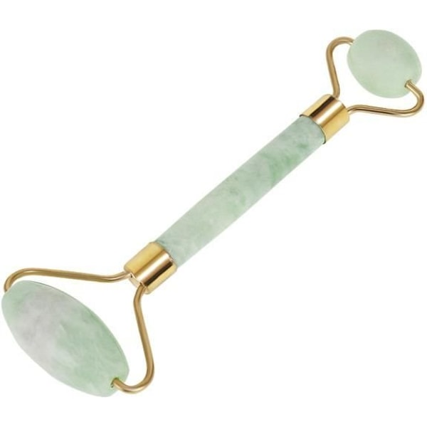 Ægte Jade natursten Gua Sha og Roller grøn