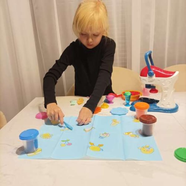 Leklera-set med Leksaksmat och Former
