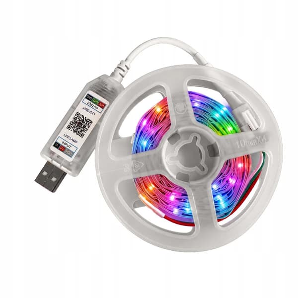 Neon LED Strip RGB 10m med Bluetooth, App och Fjärrkontroll