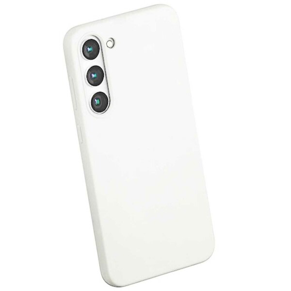 Galaxy S23 Shell Silicone White hvid