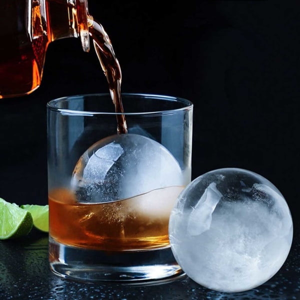 2-pack isform store isballer rundt isbiter isbit form kuler gjennomsiktig