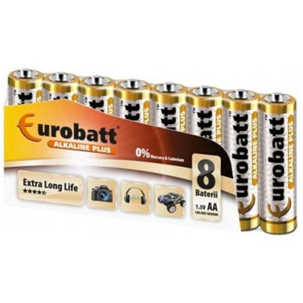 Alkaline Plus AA-paristot 8-pack Extra Long Life