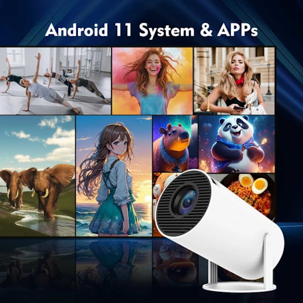 Projektor Android 11 HY300 Pro Smart 4k Wifi vit