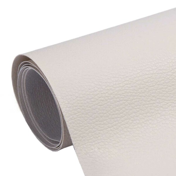 Självhäftande Läder Fix Dekor Vit Beige 50*137cm beige