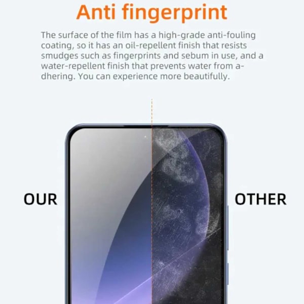 Samsung Galaxy S24 Plus skærmbeskytter hærdet glas 9H 3D sort